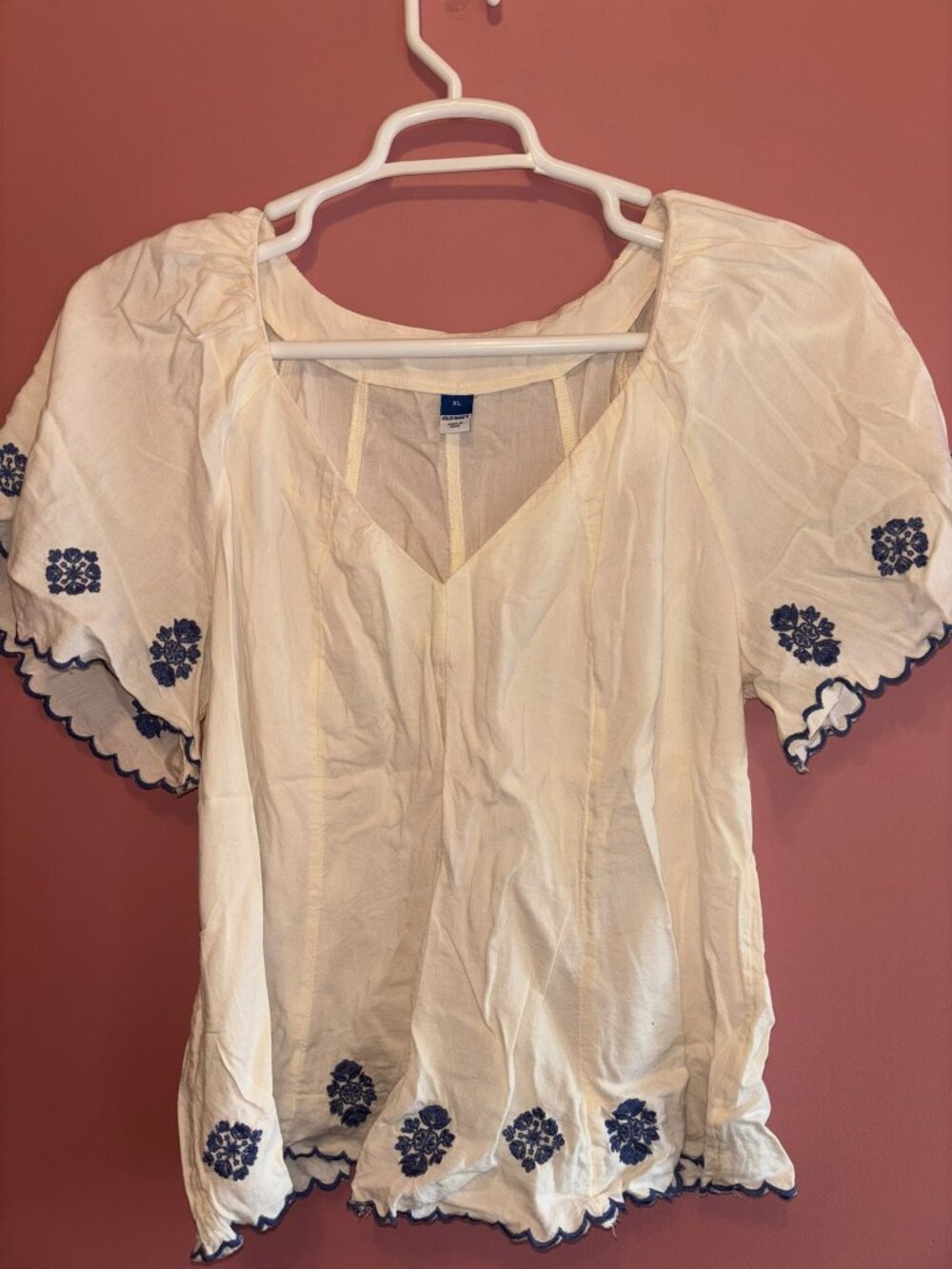 Old Navy Embroidered Blouse